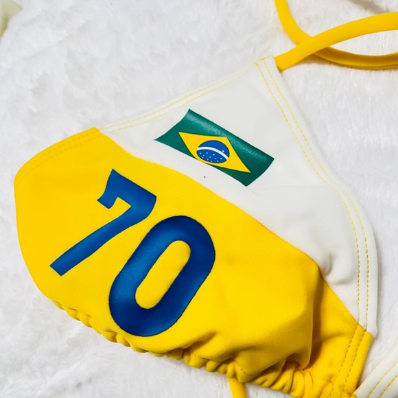 Brazil 7 Triangle Bikini Top - Picture 5 of 10